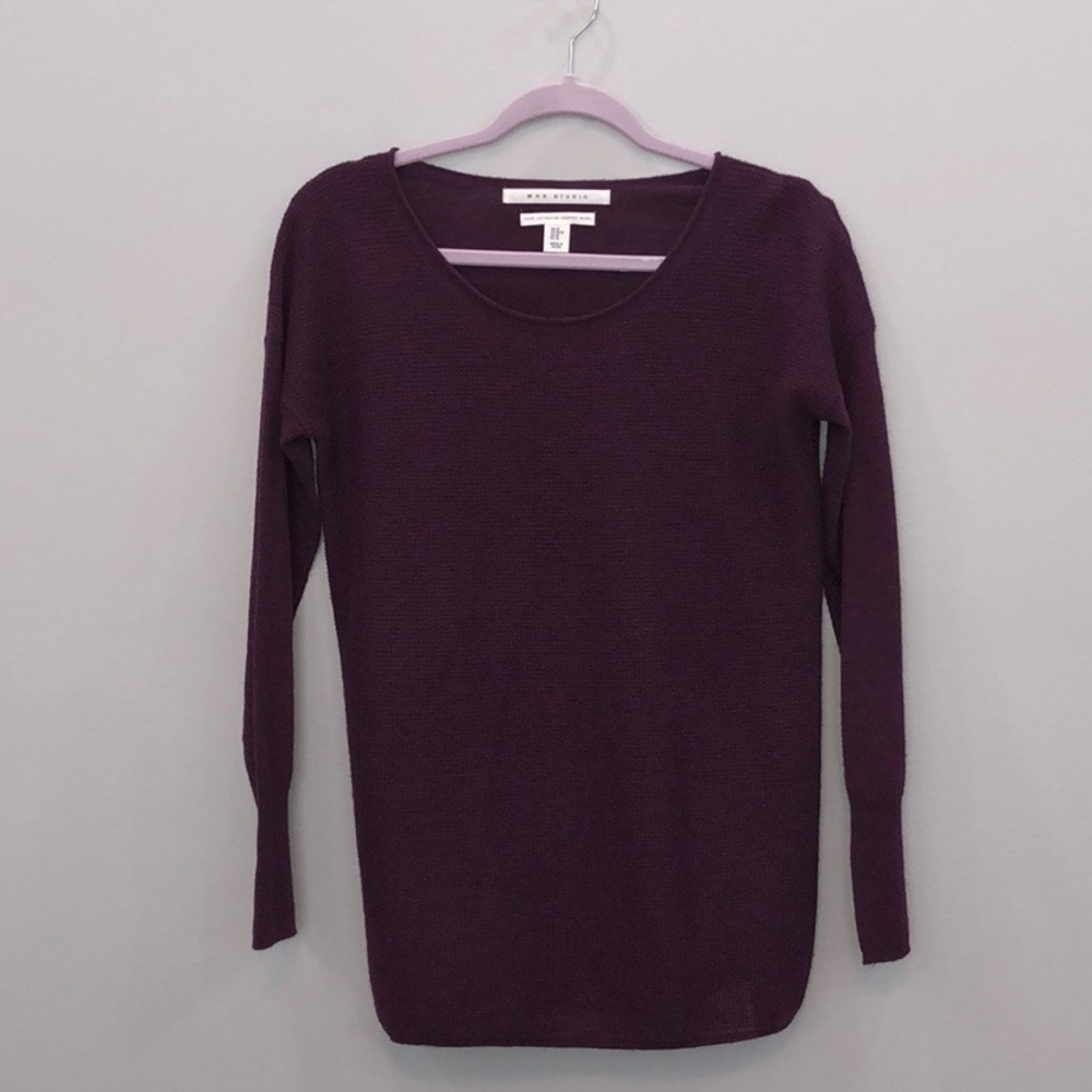 Maroon Wool Sweater